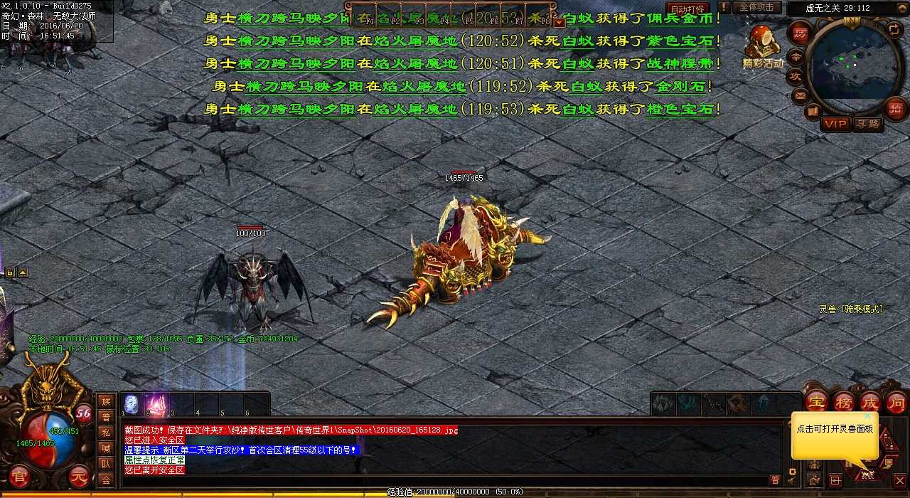 【合成版传世】组队攻略击败生命图腾!